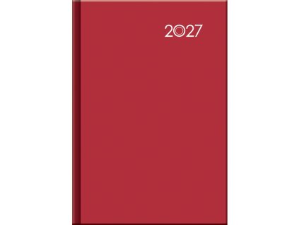 Diár FALCON denný A5 14,2 x 20,4 cm červený 2027