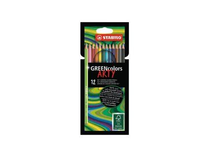 Farbičky STABILO GREENcolors 12ks ’ARTY’