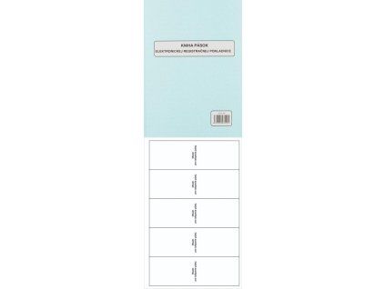 Kniha uzávierok elektr. registračnej pokladnice, A4, 48 strán, tvrdá väzba