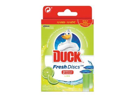 DUCK Fresh Discs WC gél náhrada 2 x 36 ml Limetka