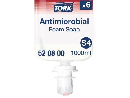 Penové mydlo TORK antimikrobiálne 1 l číre S4