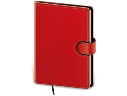 Diár Flip denný A5 14,3x20,5cm - červeno/čierny 2027