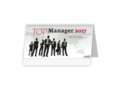 Stolový kalendár stĺpcový 32x16 cm - TOP manager 2027