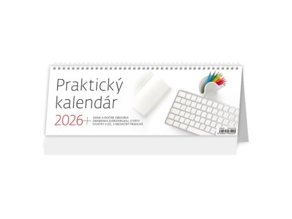 Stolový kalendár stĺpcový 33,6x12,1 cm - Praktický 2027