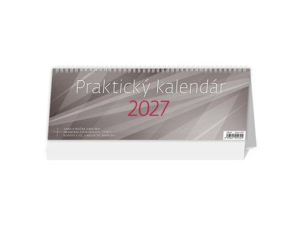 Stolový kalendár stĺpcový 33,6x12,1 cm - Praktický OFFICE 2027