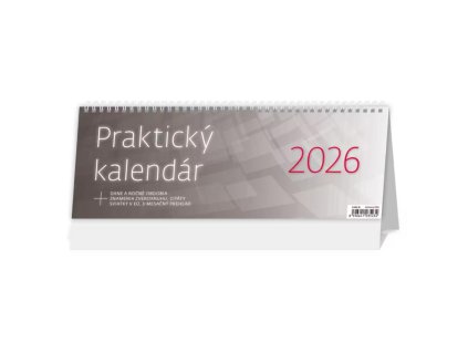 Stolový kalendár stĺpcový 33,6x12,1 cm - Praktický OFFICE 2027
