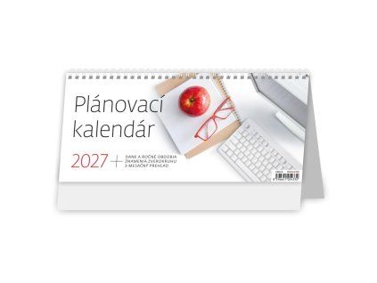 Stolový kalendár stĺpcový 30,1x13,5 cm - Plánovací 2027