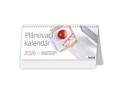 Stolový kalendár stĺpcový 30,1x13,5 cm - Plánovací 2027