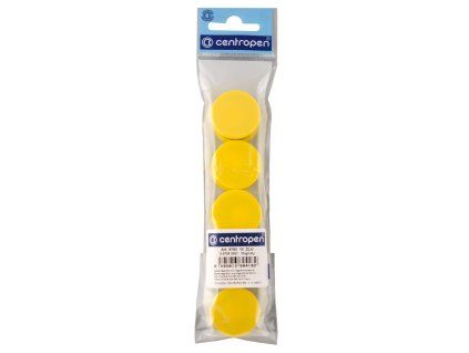 Magnety 30 mm žlté, 10ks