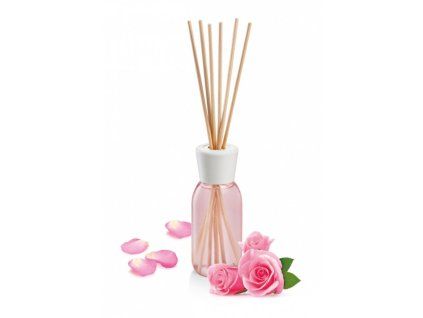 Vonný difuzér FANCY HOME 120 ml, Ružové kvety