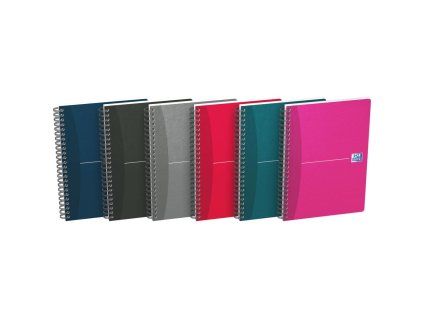 Blok Oxford Essentials, A5, 90 listov, linajkový, mix farieb
