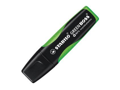 Zvýrazňovač STABILO GREEN BOSS zelený