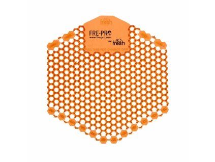 Pisoárové sitko Fre-Pro WAVE 3D - Mango (oranžové) 1 ks