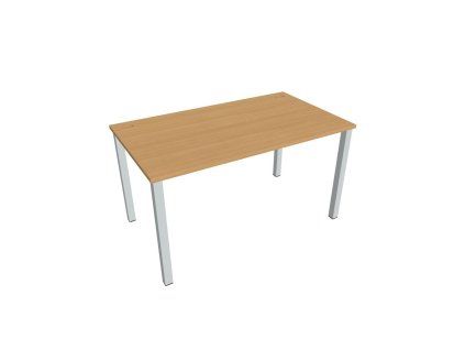 Pracovný stôl Uni, 140x75,5x80 cm, buk/sivá