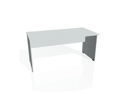 Pracovný stôl Gate, 160x75,5x80 cm, sivý/sivý