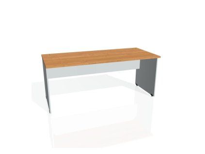 Pracovný stôl Gate, 180x75,5x80 cm, jelša/sivý