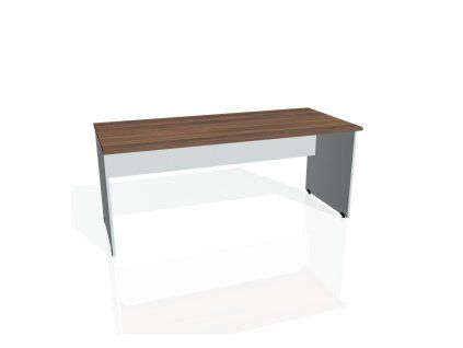 Pracovný stôl Gate, 180x75,5x80 cm, orech/sivý