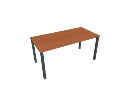 Rokovací stôl Uni, 160x75,5x80 cm, čerešňa/čierna