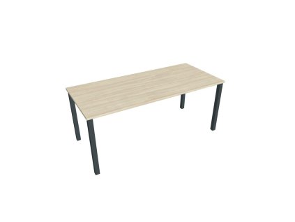 Rokovací stôl Uni, 180x75,5x80 cm, agát/čierna