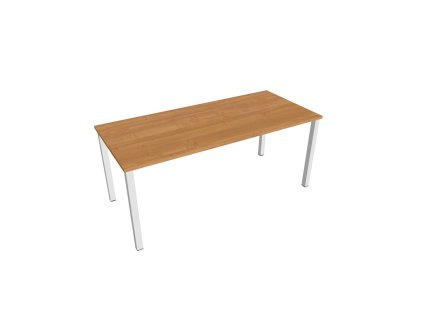 Rokovací stôl Uni, 180x75,5x80 cm, jelša/biela