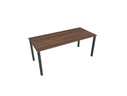 Rokovací stôl Uni, 180x75,5x80 cm, orech/čierna