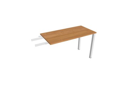 Pracovný stôl Uni, reťaziaci, 120x75,5x60 cm, jelša/biela