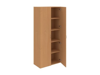 Policová skriňa Drive, 80x185x42 cm, buk/buk