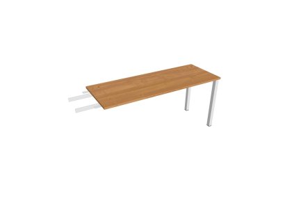 Pracovný stôl Uni, reťaziaci, 160x75,5x60 cm, jelša/biela