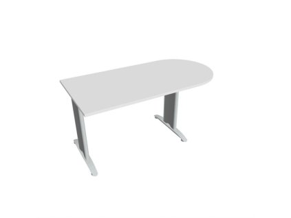Doplnkový stôl Flex, 160x75,5x80 cm, biela/kov