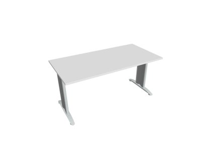 Rokovací stôl Flex, 160x75,5x80 cm, biely/kov