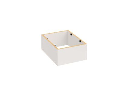 Sokel pod kontajner Hobis, biely/biely