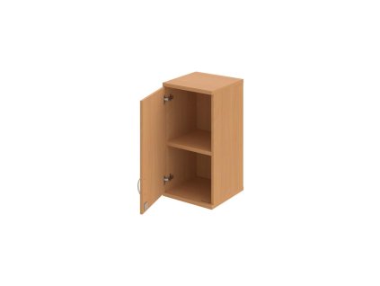 Policová skriňa Strong, zámok, L, 40x76,8x40 cm, buk/buk