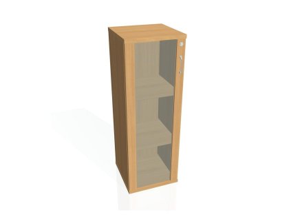 Policová skriňa Strong, zámok, L, 40x115,2x40 cm, buk/buk