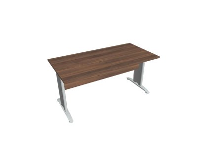 Rokovací stôl Cross, 160x75,5x80 cm, orech/kov