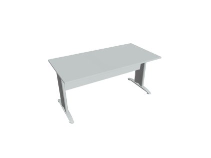 Rokovací stôl Cross, 160x75,5x80 cm, sivý/kov