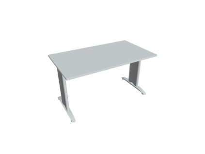 Rokovací stôl Flex, 140x75,5x80 cm, sivý/kov
