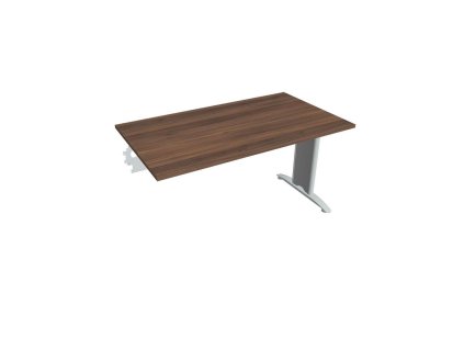 Rokovací stôl Flex, 140x75,5x80 cm, orech/kov