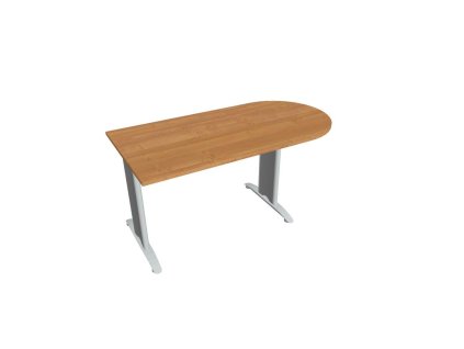Doplnkový stôl Flex, 160x75,5x80 cm, jelša/kov
