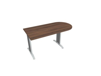 Doplnkový stôl Flex, 160x75,5x80 cm, orech/kov