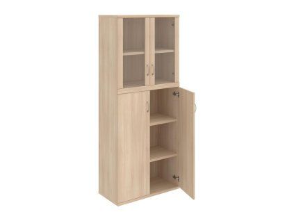 Policová skriňa Strong, 80x192x40 cm, agát/agát
