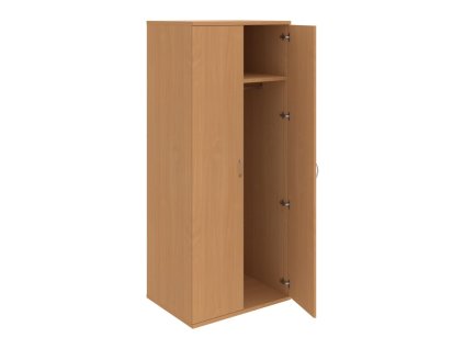 Šatníková policová skriňa Strong, 80x192x60 cm, buk/buk