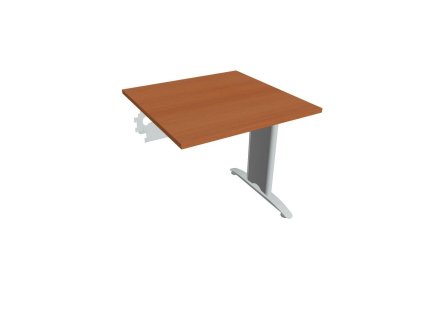 Rokovací stôl Flex, 80x75,5x80 cm, čerešňa/kov