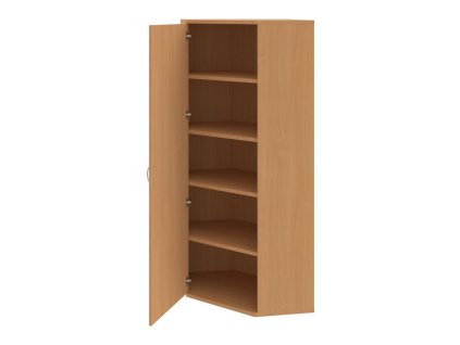 Policová skriňa L Strong, 80x192x40 cm, buk/buk
