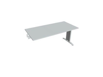 Rokovací stôl Flex, 160x75,5x80 cm, sivý/kov