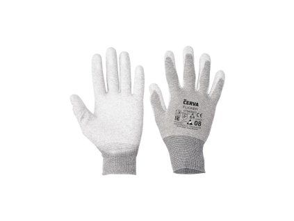 Rukavice nylonové, bezšvové, pletené FLICKER, veľ. 10/XL