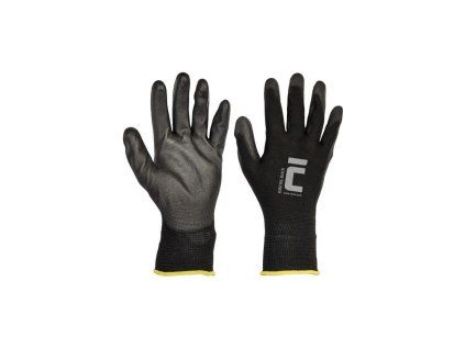 Rukavice nylónové BUNTING BLACK, veľ. 6/XS