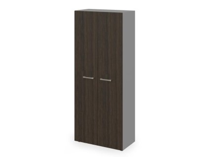 Šatníková skriňa Lenza Wels, hlboká s tyčou na vešiaky, 79,8x196,5x60,4cm, wenge
