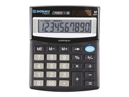 Kalkulačka DONAU TECH K-DT4102-01 stolová čierna