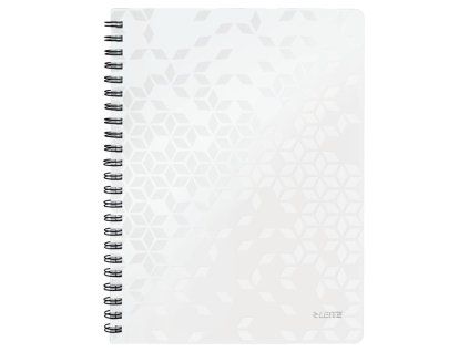 Blok poznámkový linajkový Leitz WOW A4 biely