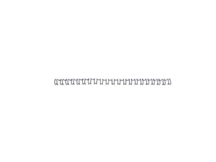 Drôtové hrebene GBC Multibind 21kr. 8mm čierne